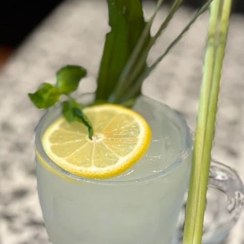 Lemonglass & pandan soda