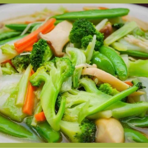 Stir-Fried Mixed Vegetables & Tofu